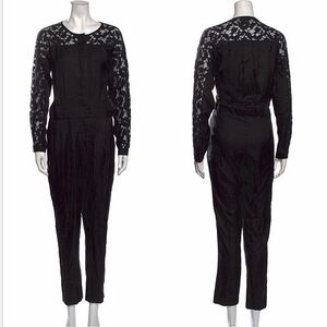 Sea New York 100% silk jumpsuit black 10